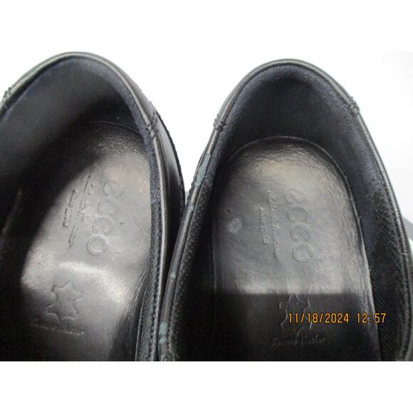 Used ECCO Men Lace-Up Shoes - Black Leather, Size 12-12.5 main image 11